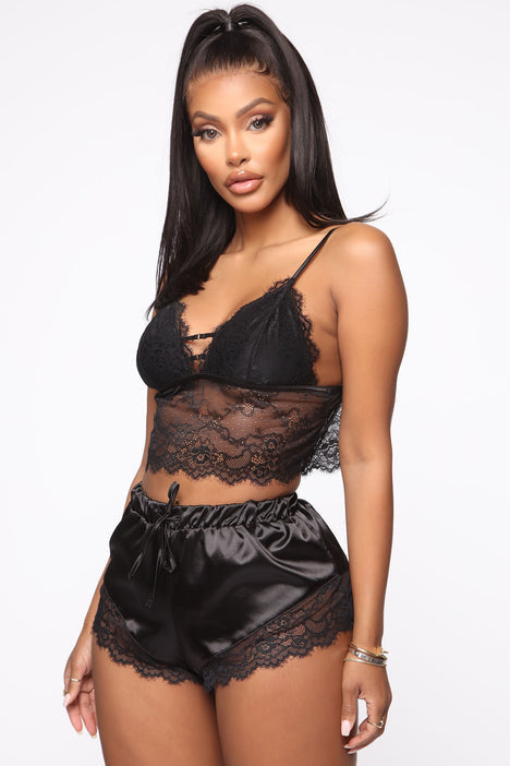 Vougez -  Dream Of Me 2pcs Net Silk Cami Set
