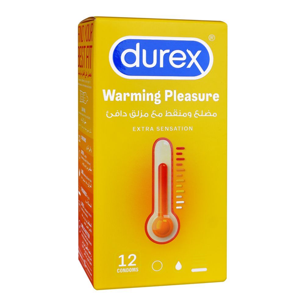 Durex Warming Pleasure Condoms Pack of 12