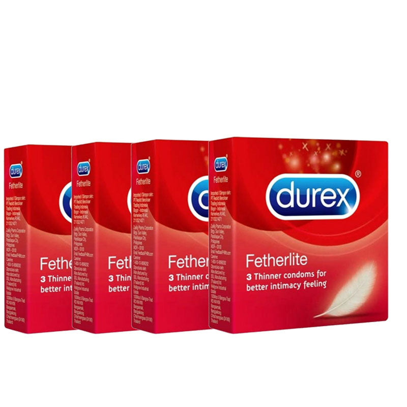 Durex Featherlite Condoms Pack of 3 (3+1)