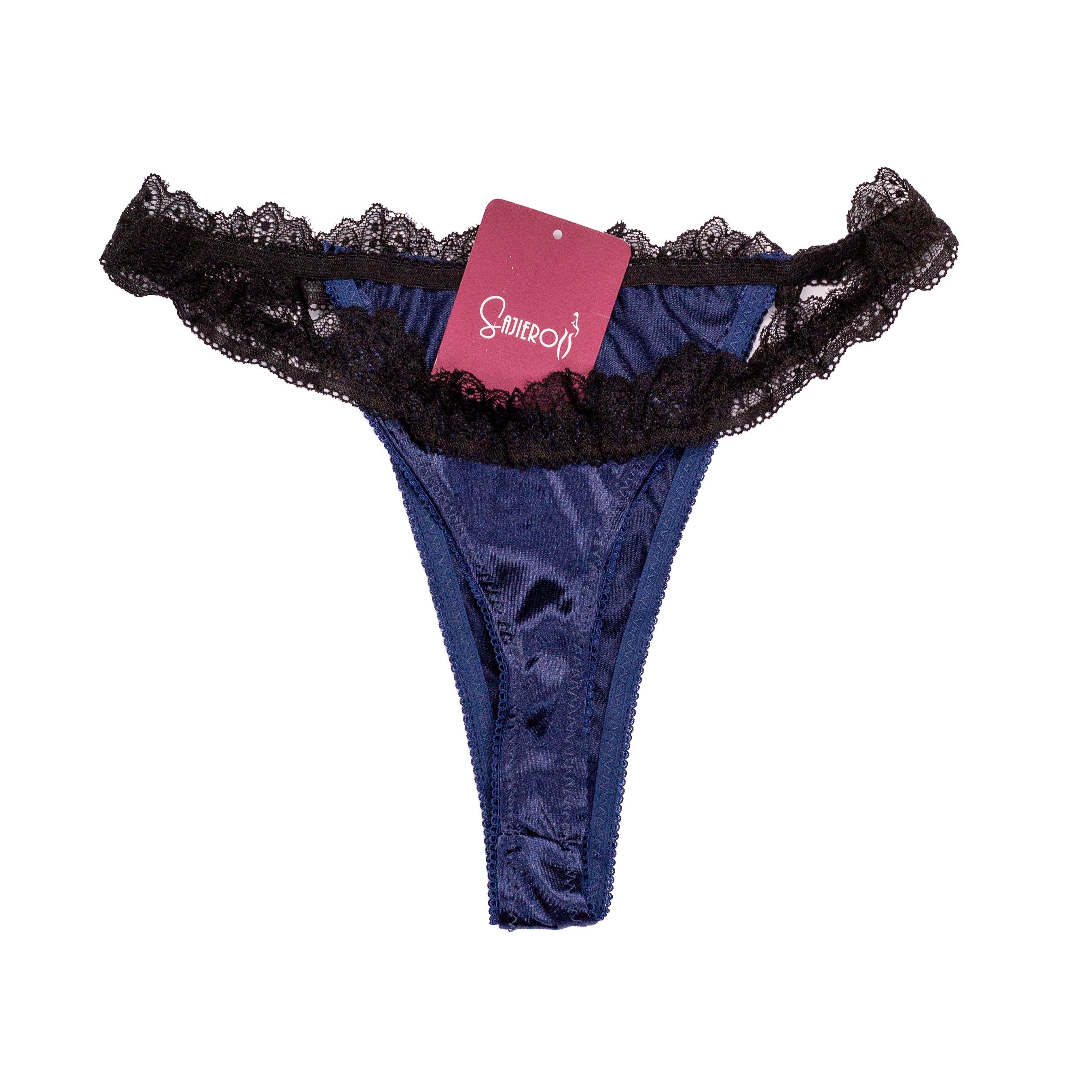 Vougez - Thong Satin Silk Panty