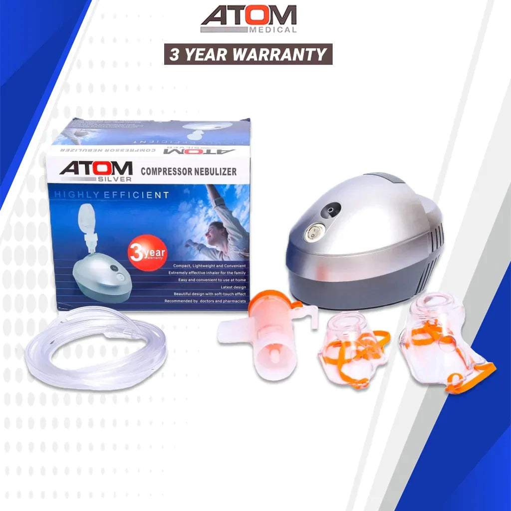 Atom Compressor Home-Use Nebulizer with free Accessories