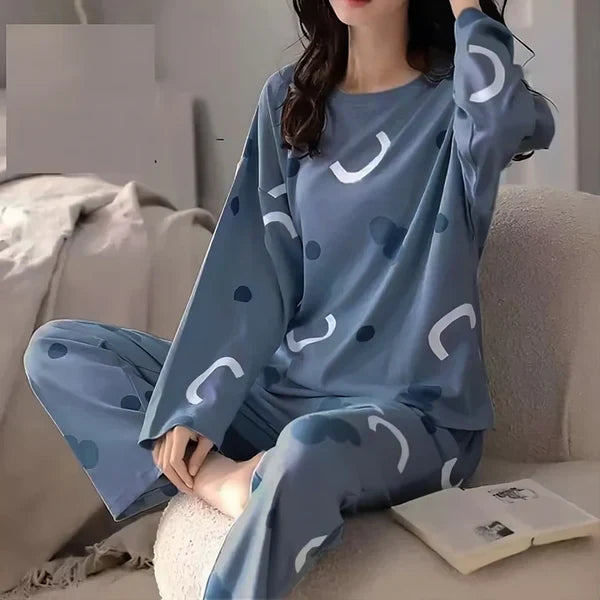 BAMS Cotton Printed Pattern Pajama Suit