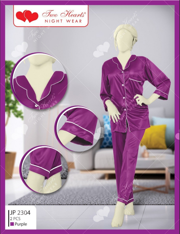 Milky 100% Silk Pajama Suit