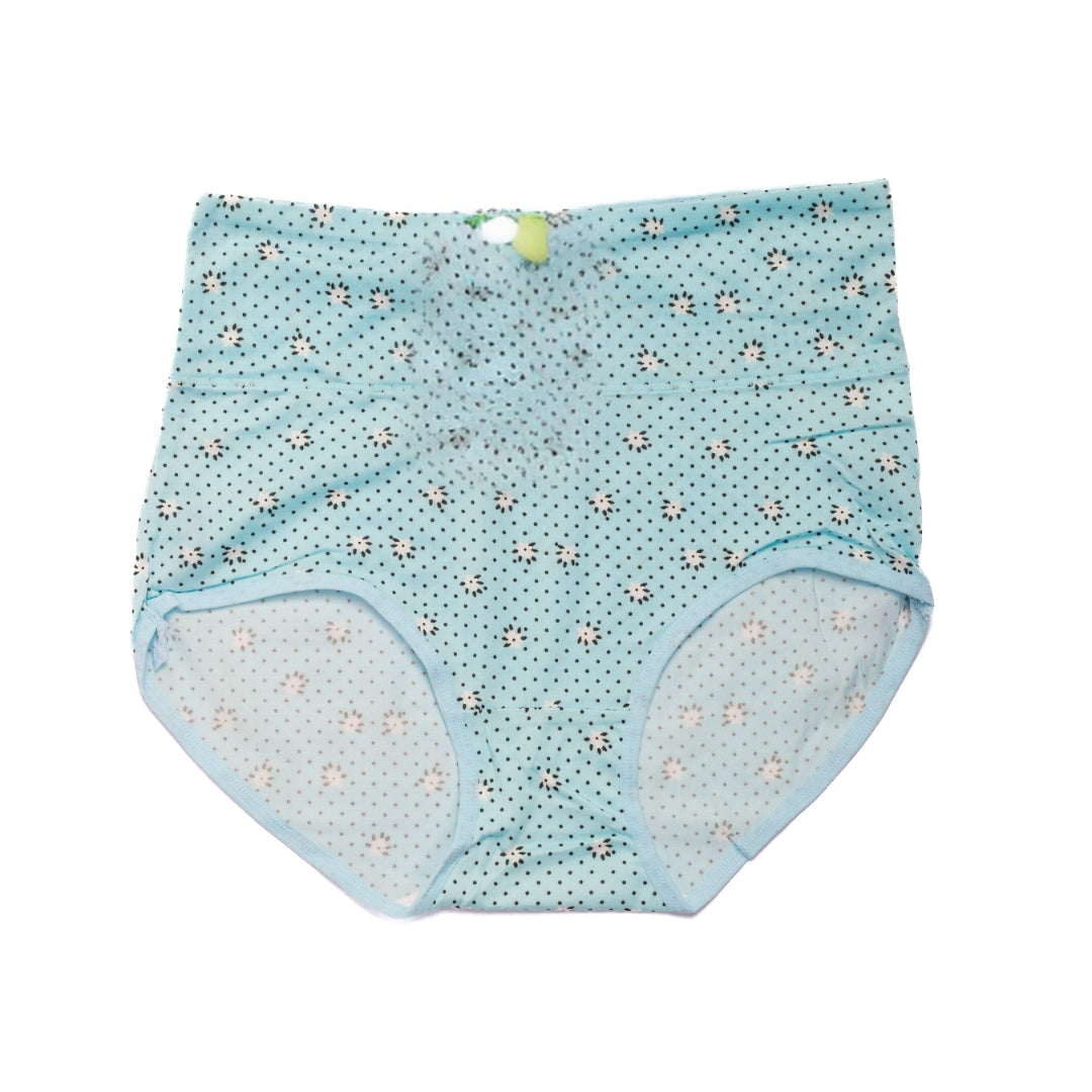 Vougez - Daisy Printed Brief Cotton Panty