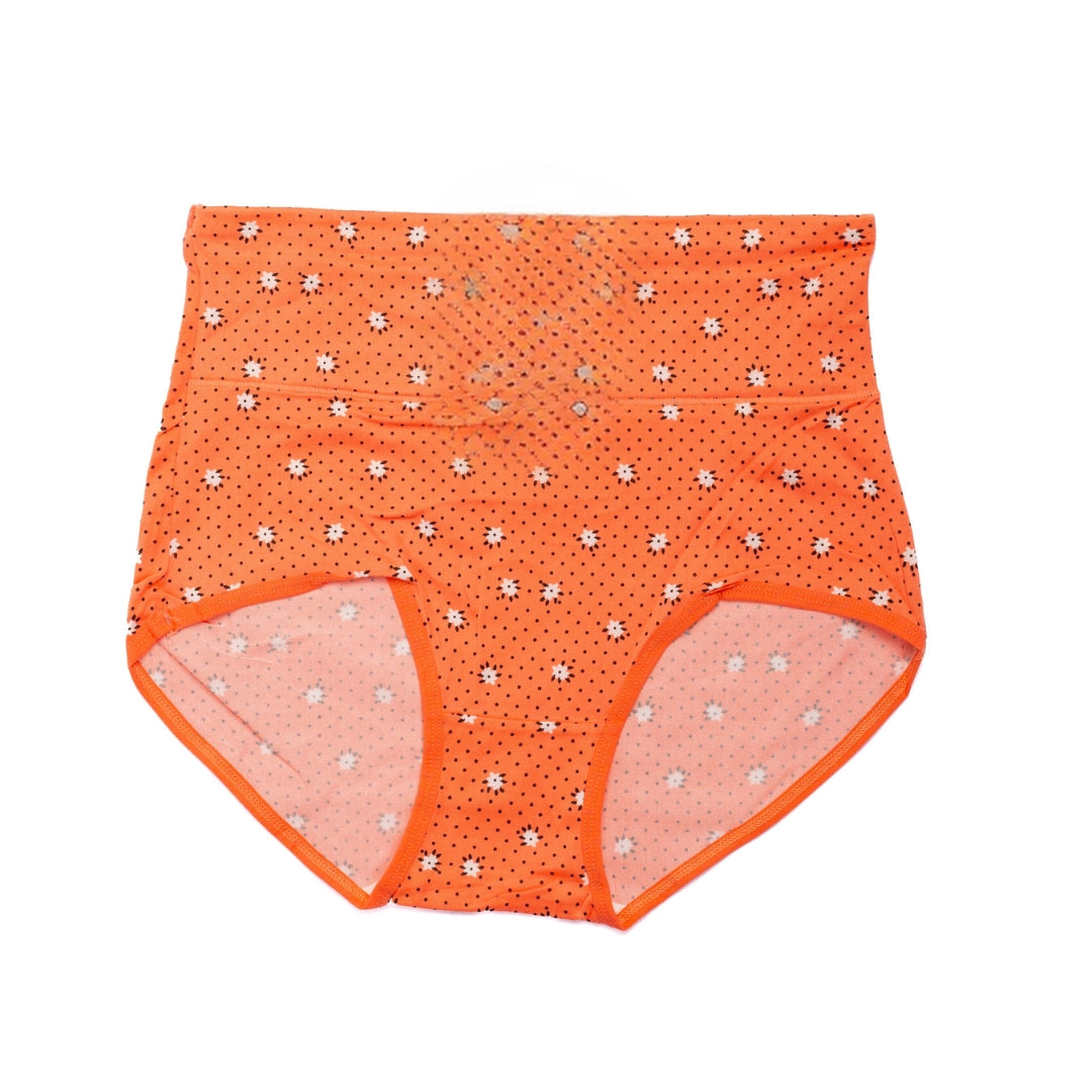 Vougez - Daisy Printed Brief Cotton Panty