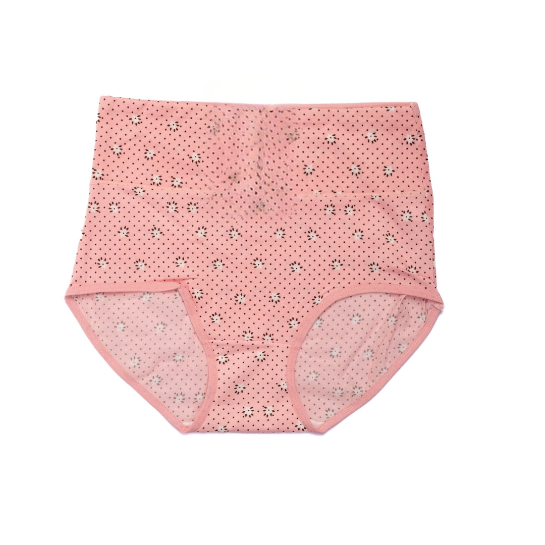 Vougez - Daisy Printed Brief Cotton Panty