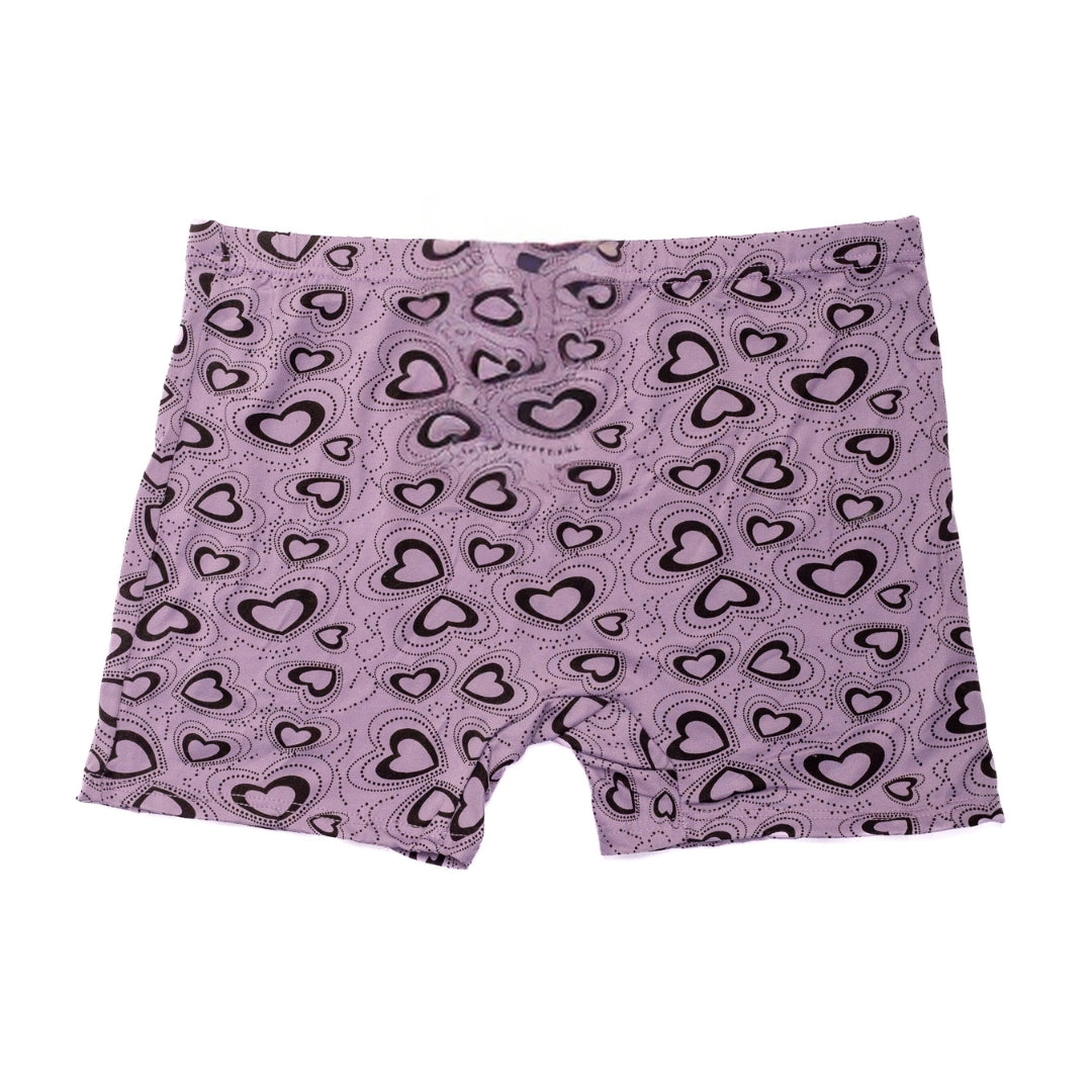 Vougez -Heart Printed Cotton Boxer Panty