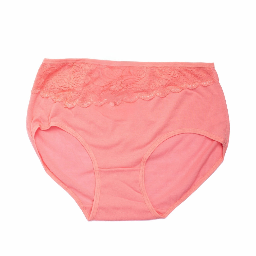 Vougez -Net Style Brief Cotton Panty