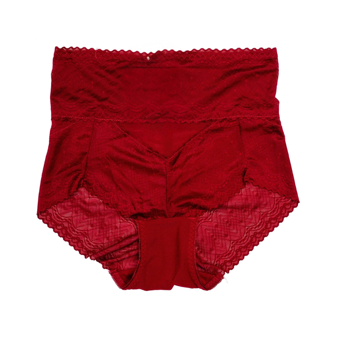 Vougez - Brief Style Plus Size Net Panty