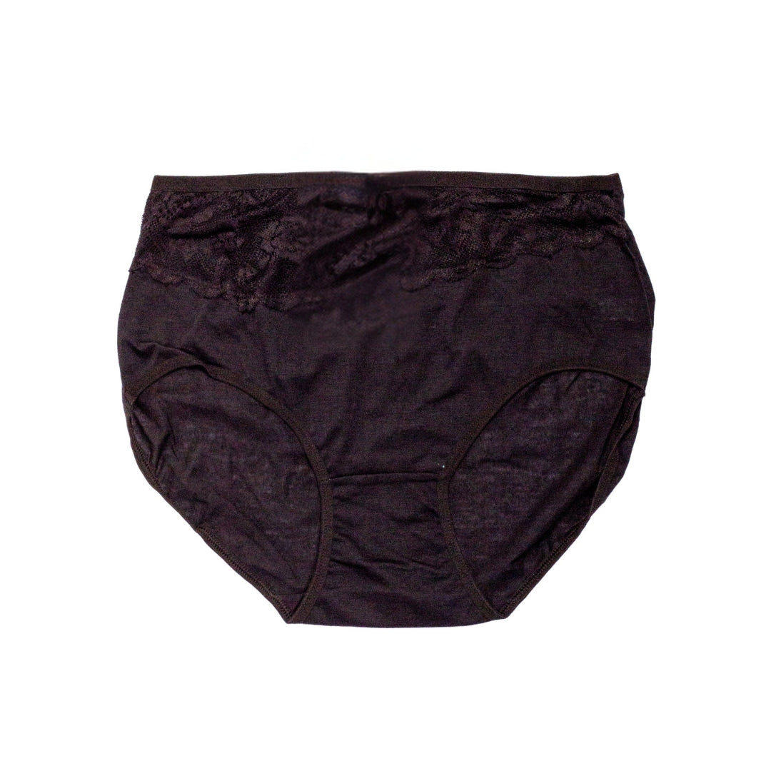 Vougez -Net Style Brief Cotton Panty