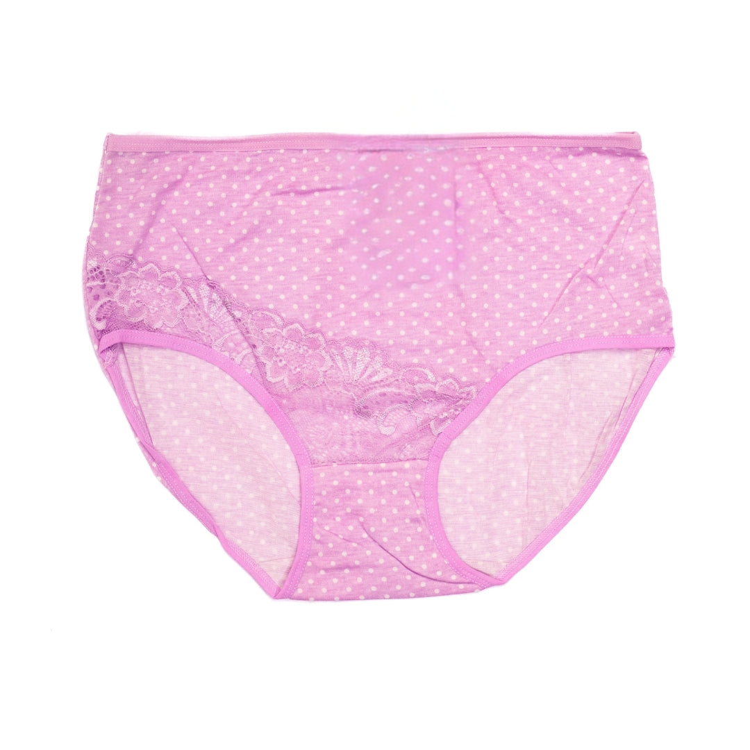 Vougez -Printed Polka Dots Cotton Panty