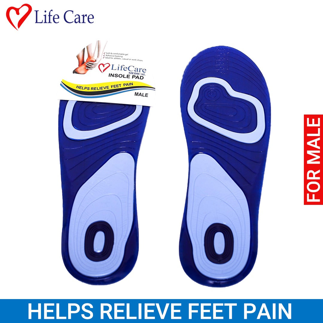 Lifecare Insole Pads Pair For Men Insoles Foot Care