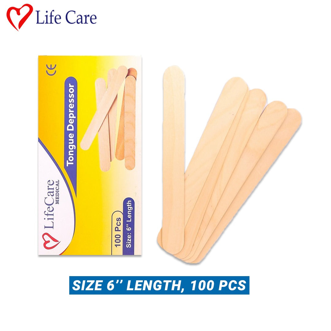 LifeCare Tongue Depressor 100 Pieces