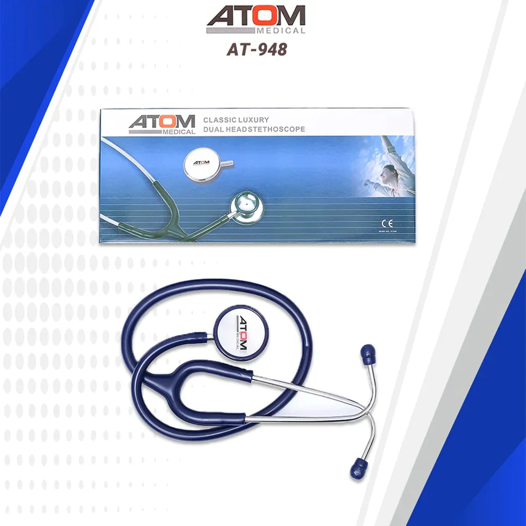 Atom Original Double Dual Head Stethoscope