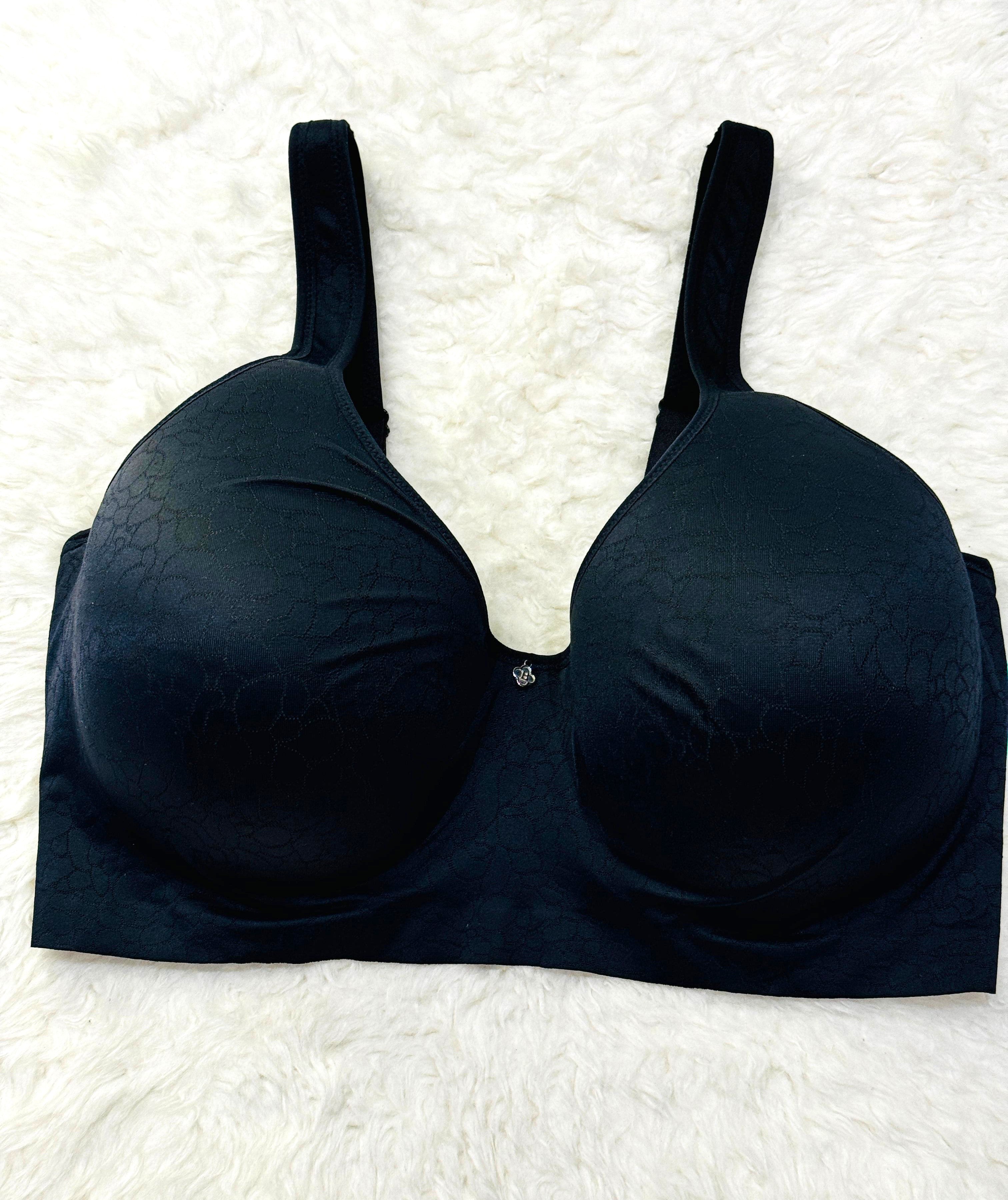 Vougez - Max Black Plus Size Padded Bra