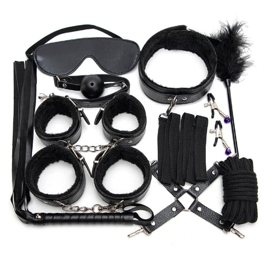 Vougez -  Women Faux Leather Bondage Set