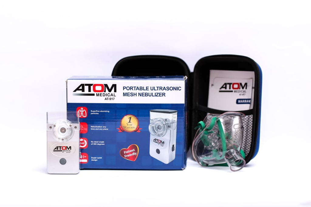 Atom Portable Ultrasonic Mesh Nebulizer - AT-917