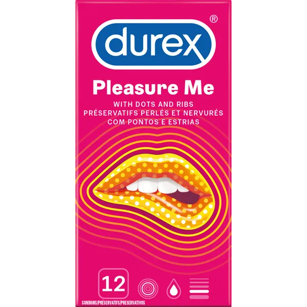 Durex Pleasure Me Ribbed And Dotted Pack of 12s