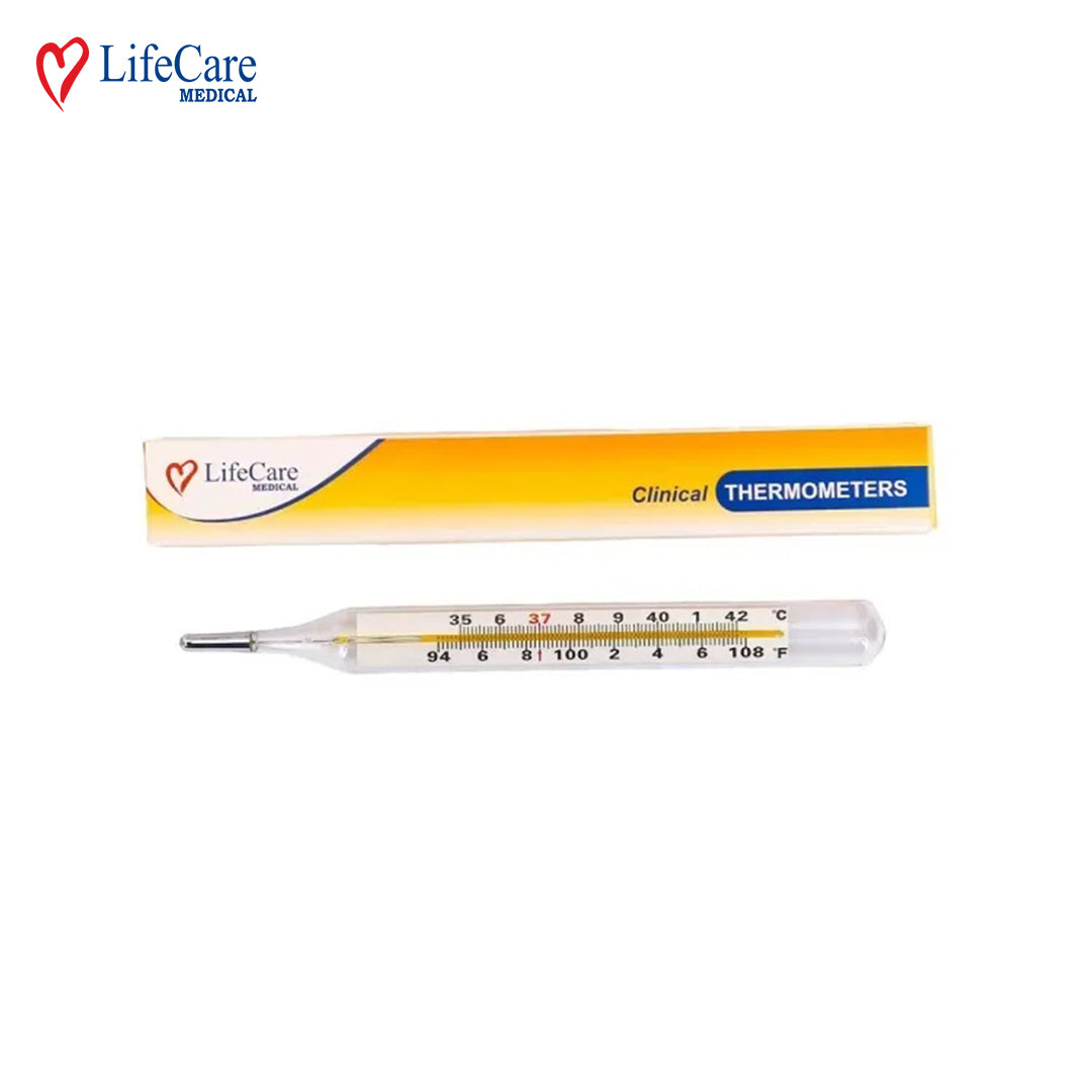 LifeCare Classic Traditional Clinical Glass Thermometer 1